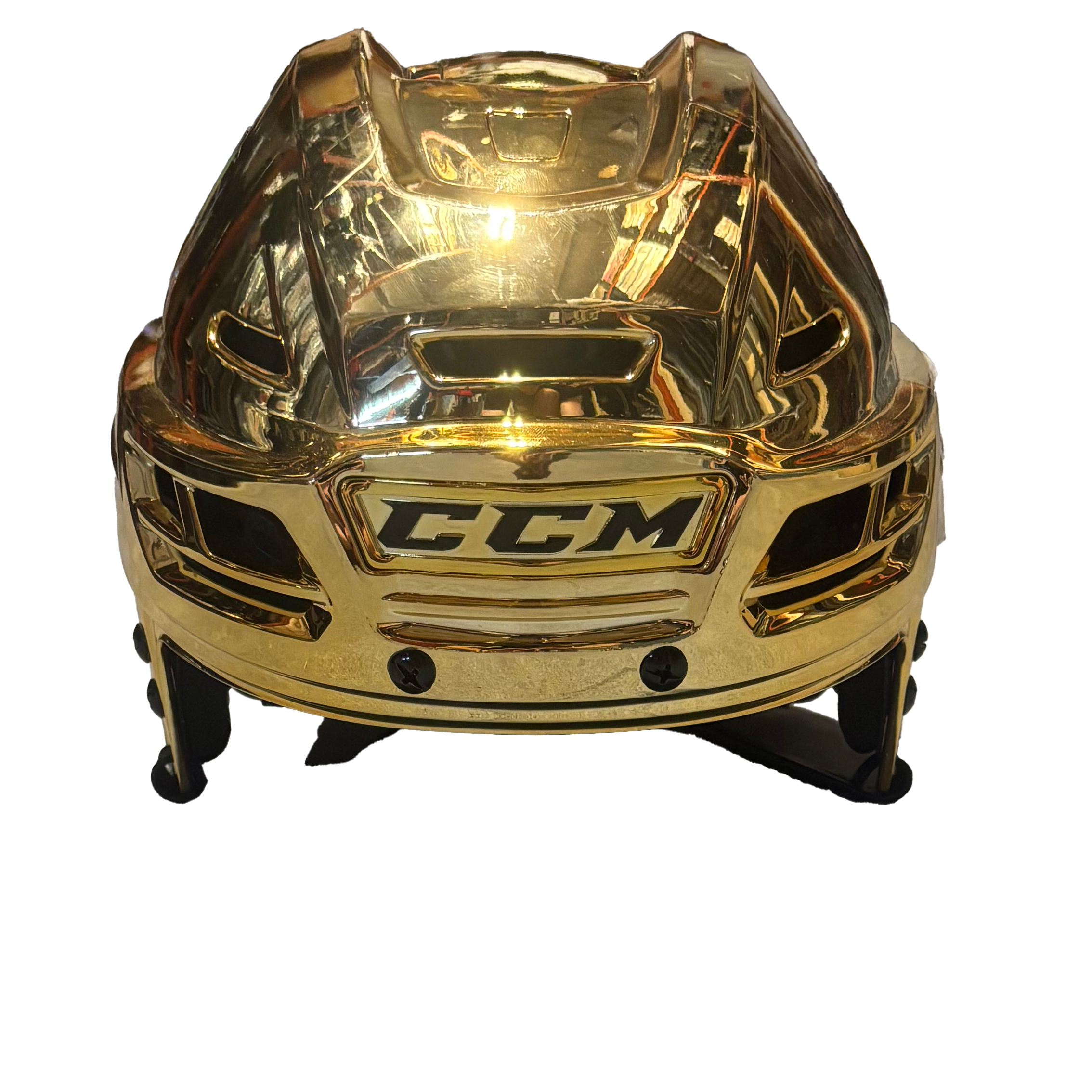 CCM Tacks 710 - Hockey Helmet (Gold Chrome)